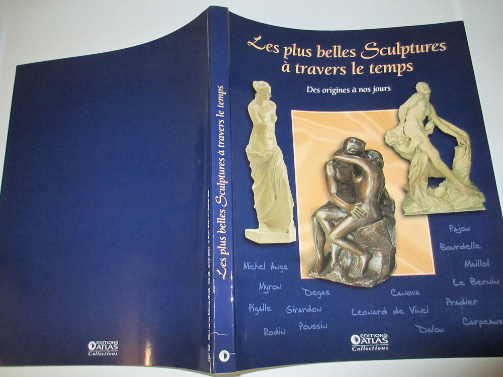 LES PLUS BELLES SCULPTURES TRAVERS TEMPS (Atlas) Livres et BD