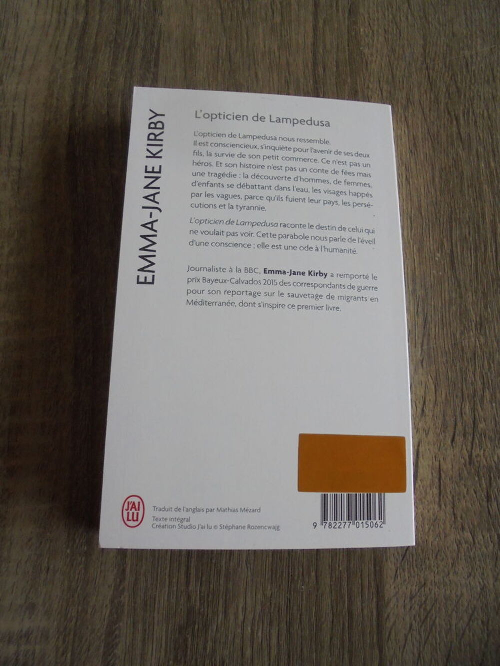 L'opticien de Lampedusa (103) Livres et BD