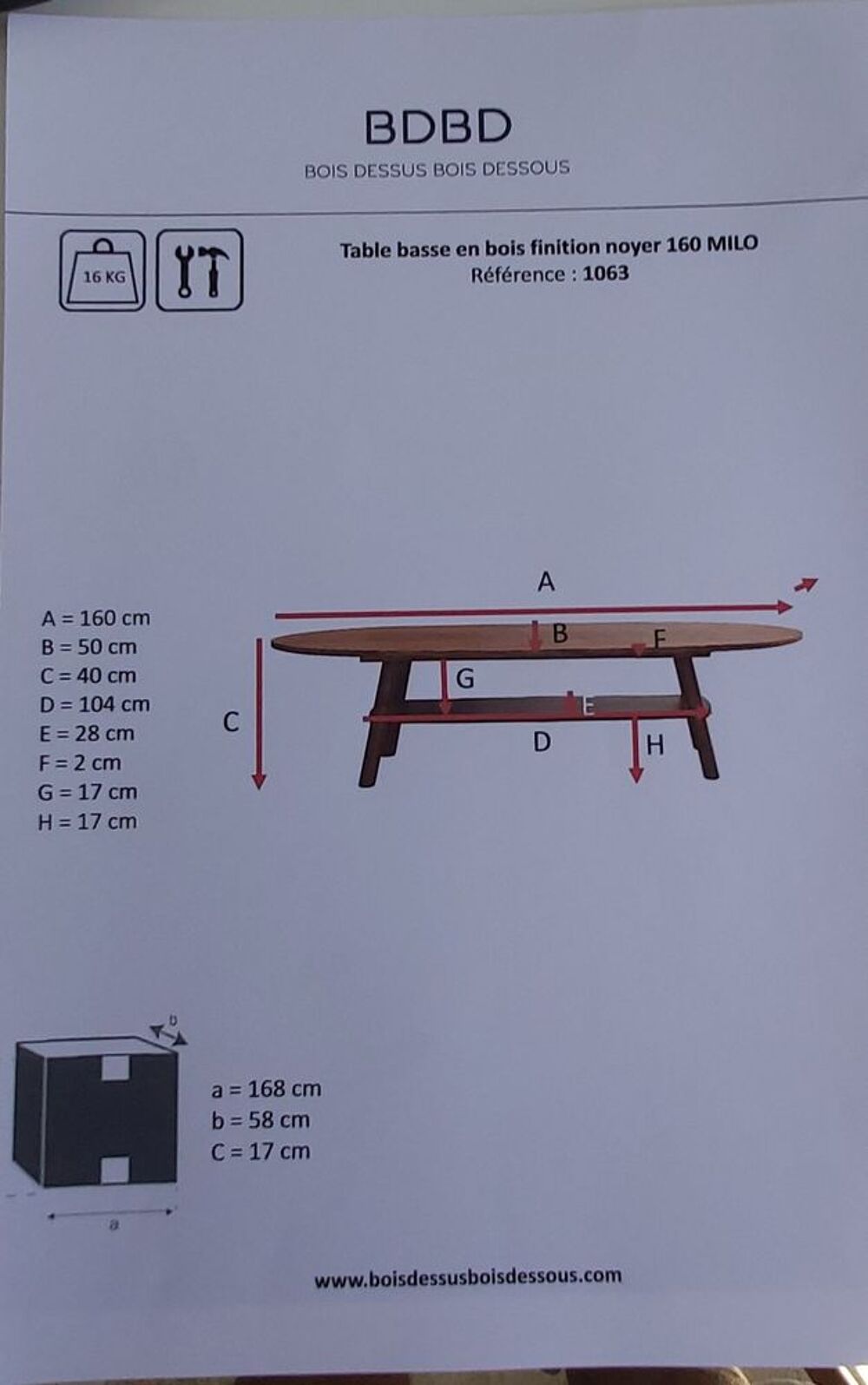 TABLE BASSE OVALE EN BOIS DE SALON Meubles
