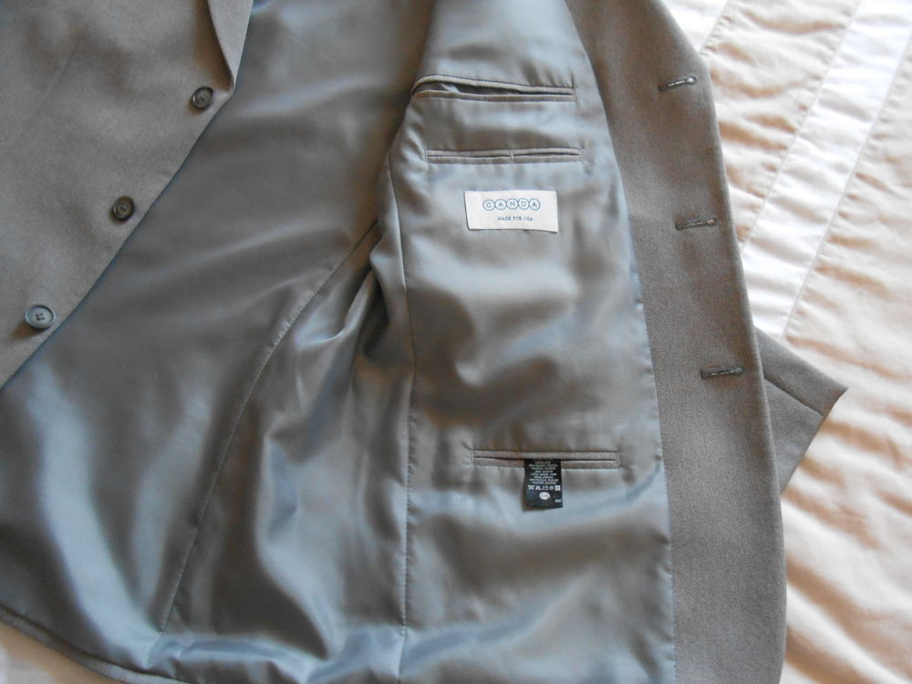 Veste de costume grise en taille 52 ? Canda by C&amp;A Vêtements