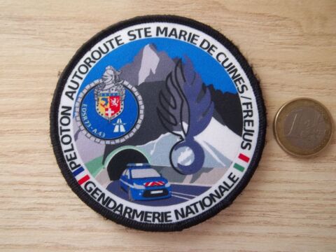 écusson obsolète Sainte-Marie-de-Cuines gendarmerie peloton 10 Valognes (50)