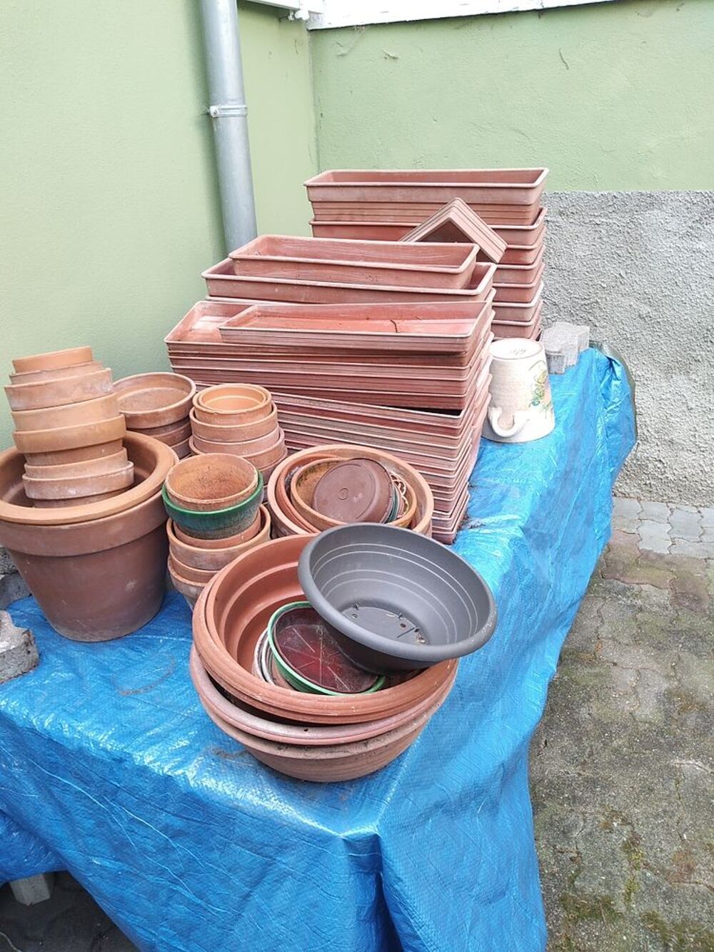 lot de jardini&egrave;res Jardin