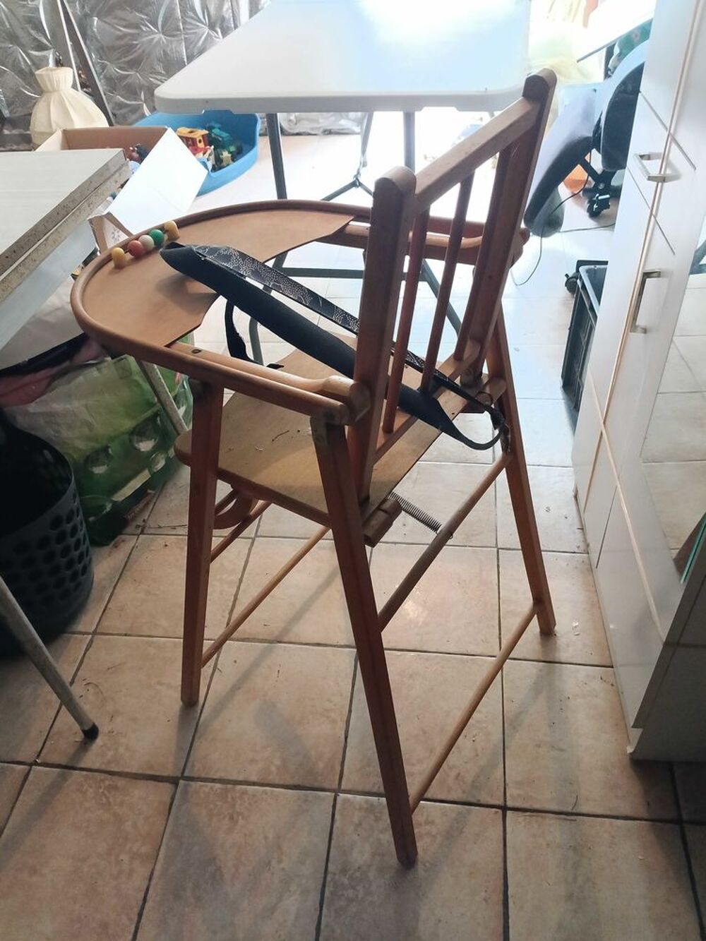 Chaise pour b&eacute;b&eacute; vintage 