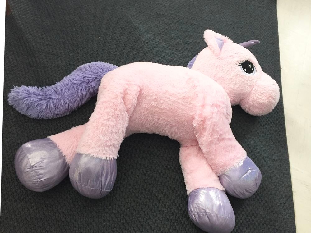 grosse et grande peluche cheval la licorne 1 m Jeux / jouets