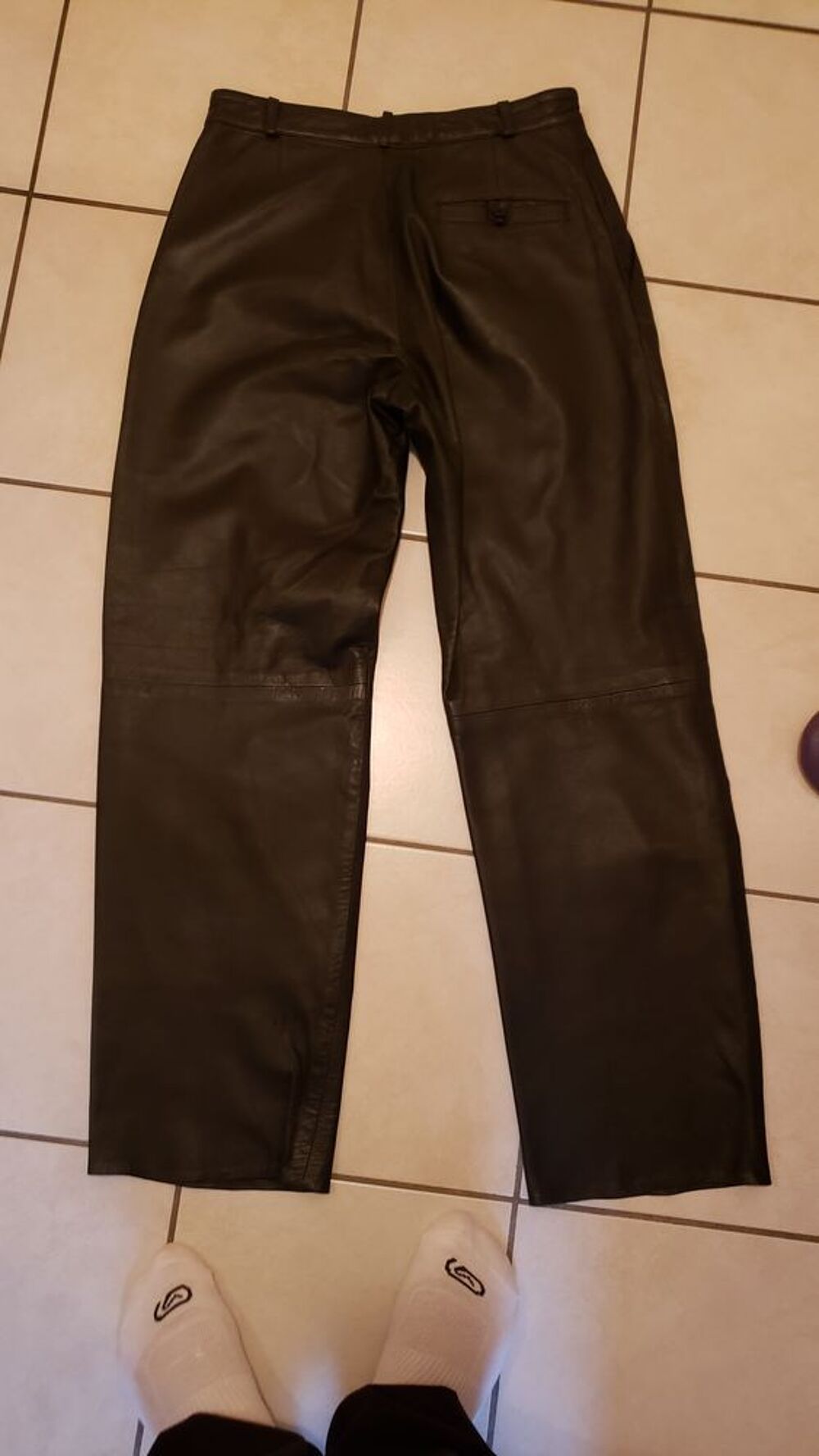 pantalon cuir femme Vêtements