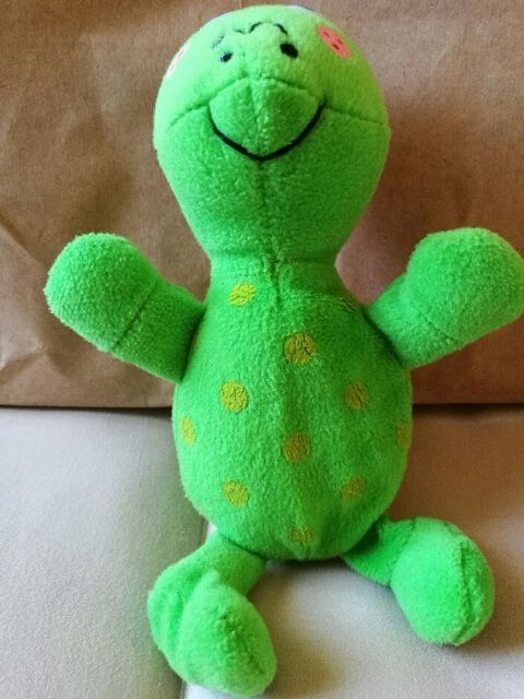 Dinosaure peluche verte 15 cm 3 Villiers (86)