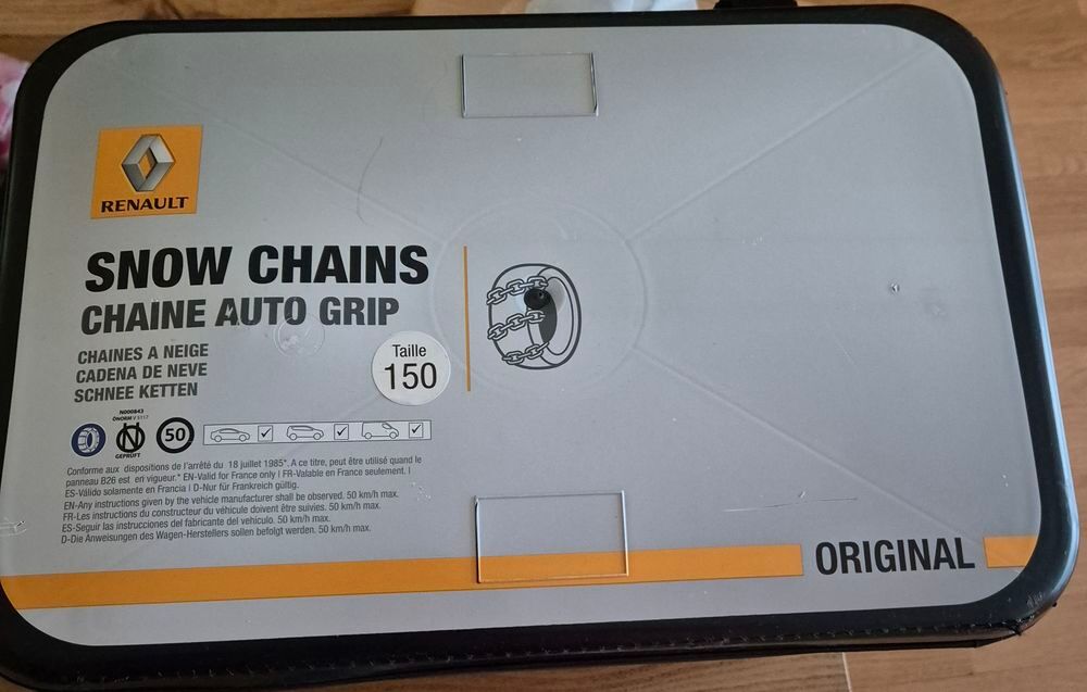 Cha&icirc;nes neige Renault Espace neuves Bricolage