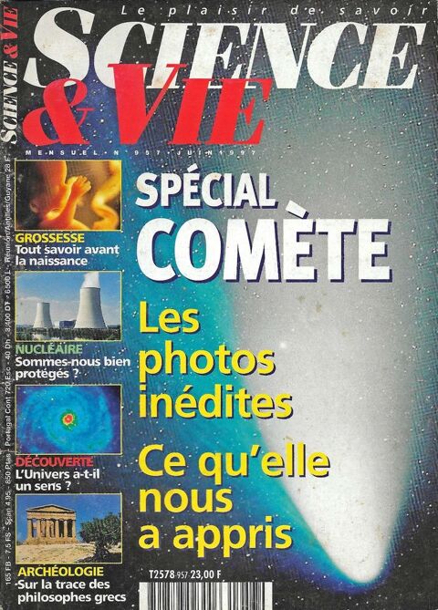 SCIENCE ET VIE n957 1997  LE TITANIC  BOING TWA  2 Castelnau-sur-Gupie (47)