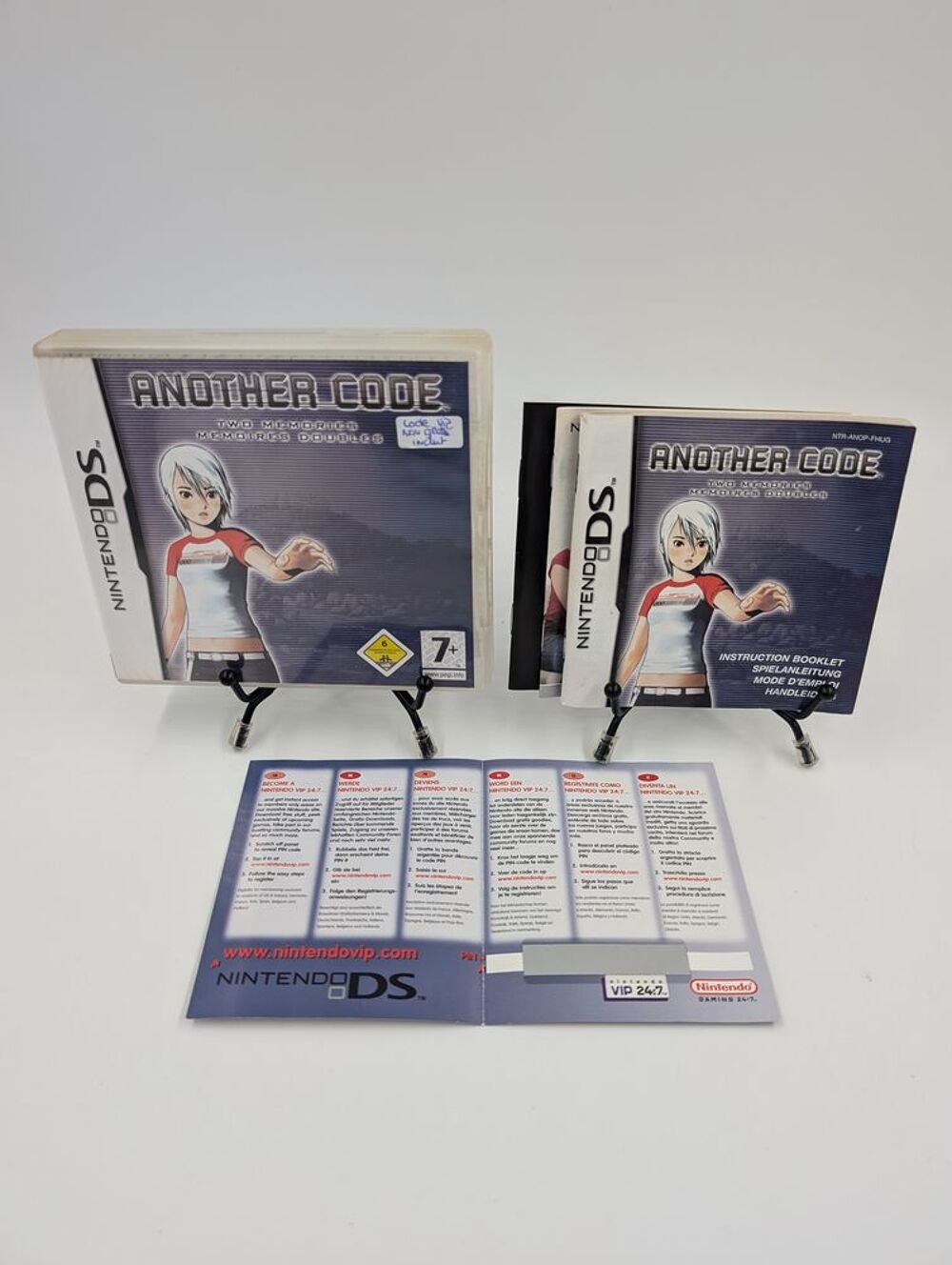 Jeu Nintendo DS Another Code : Two Memories complet + VIP OK Consoles et jeux vidéos
