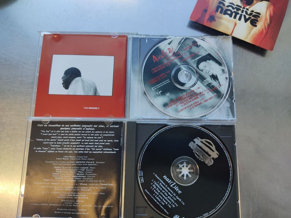 lot de CD CD et vinyles