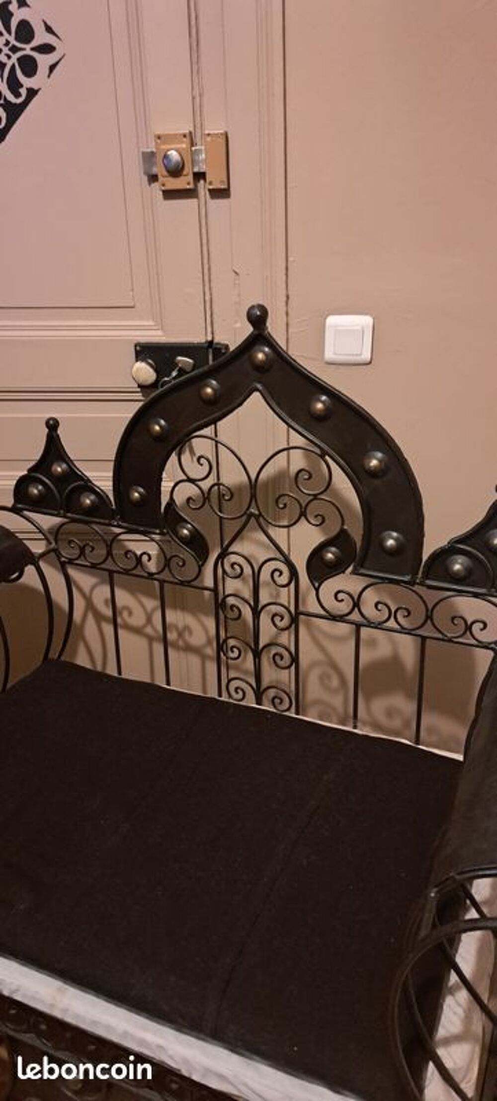Banquette fer forg&eacute; orientale Meubles