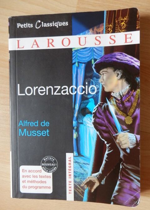 Livre : Lorenzaccio d'Alfred De Musset : Très bon état Évry (91)