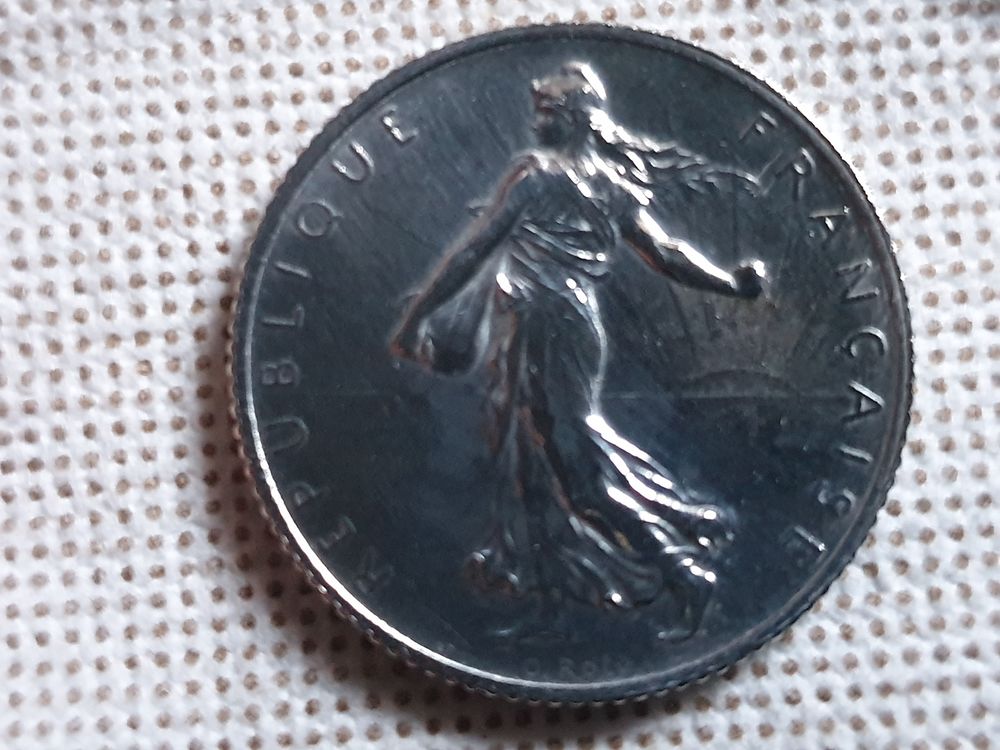 Pi&egrave;ce de 1 franc 1914 c Argent Castelsarrasin 