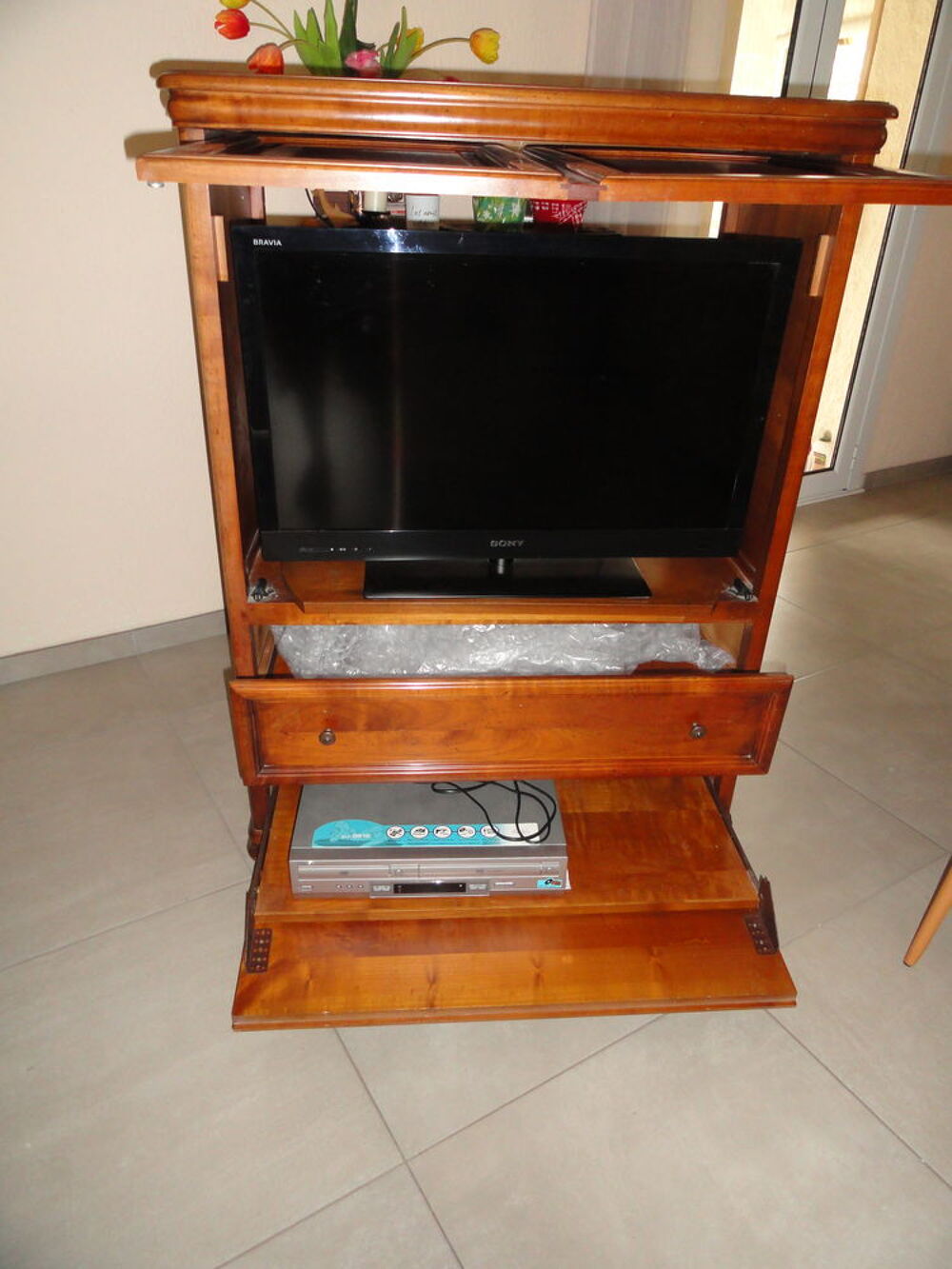 meuble de tele en hetre Meubles