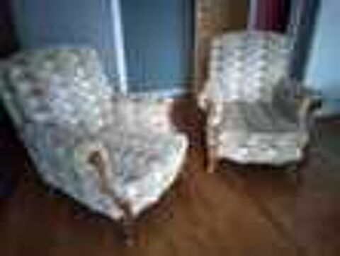 4 Fauteuils style Louis XV Meubles