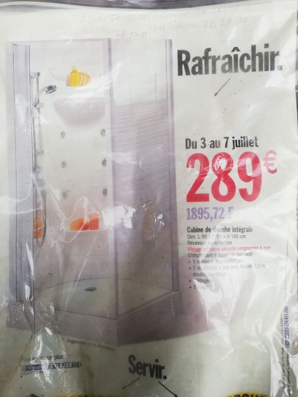 Douche neuve Bricolage