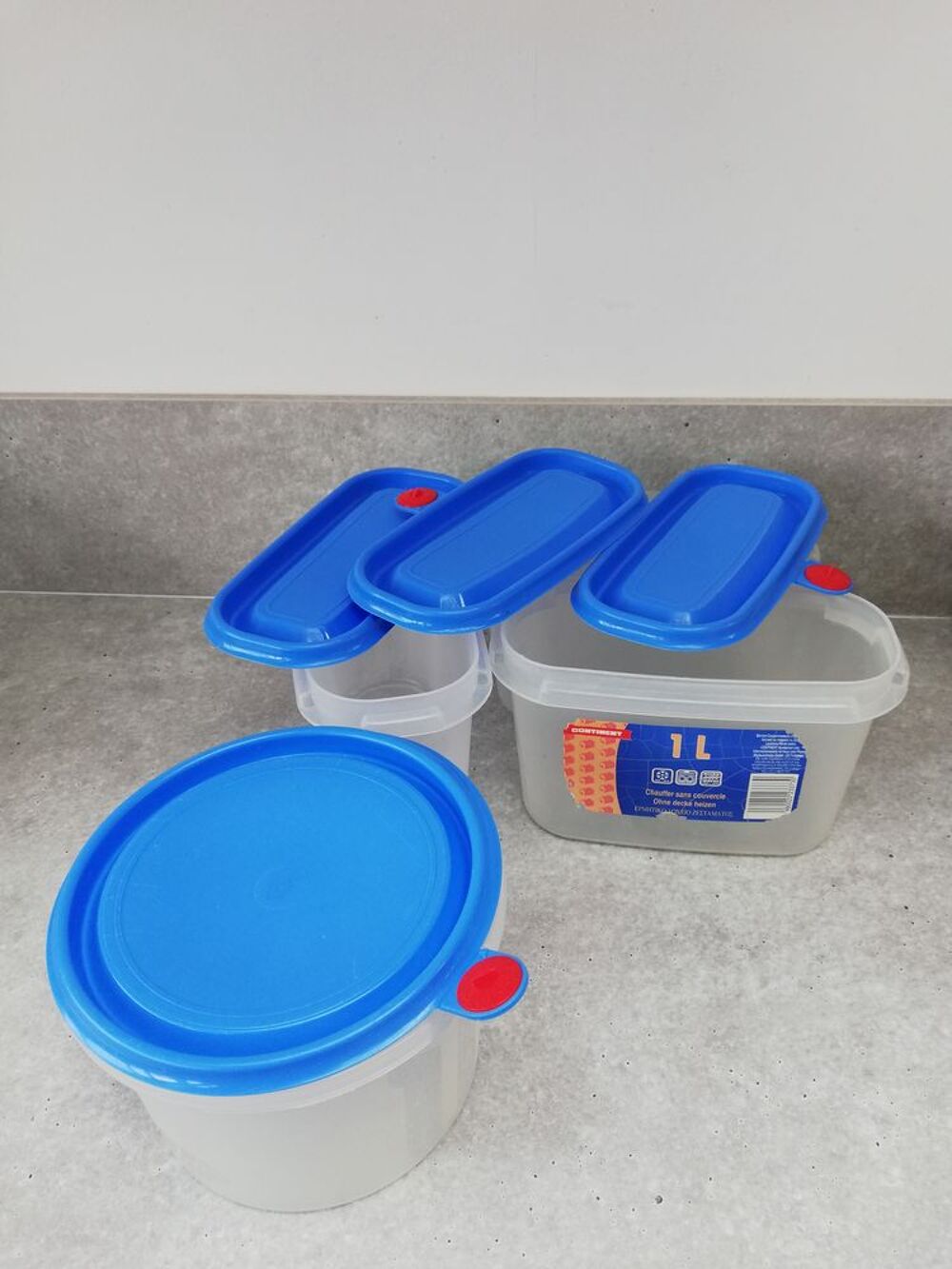 4 bo&icirc;tes de conserve
3 1 litre 1 1.5 litres
Cuisine