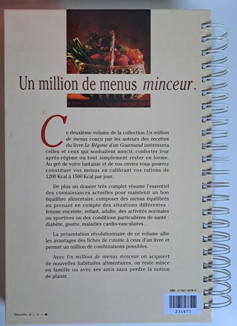 Un million de menus minceur Livres et BD