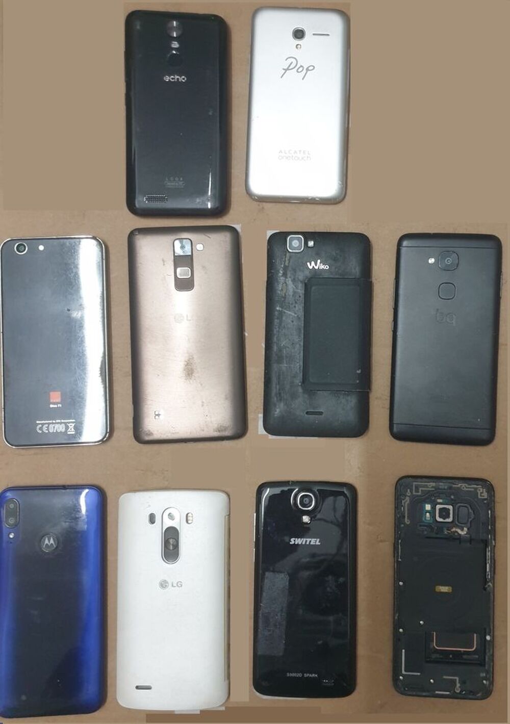 Lot smartphones 10 Téléphones et tablettes