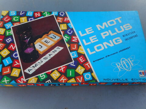 LOT DE 2 JEUX MOT LE PLUS LONG ET  DES CHIFFRES ET DES  LETT 10 Mazan (84)