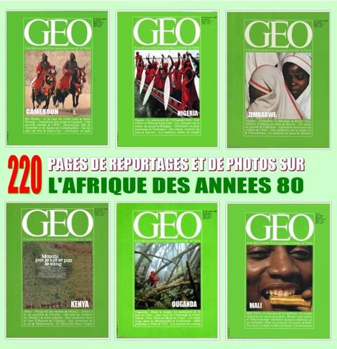AFRIQUE DES ANNÉES 80 / prixportcompris 18 Strasbourg (67)