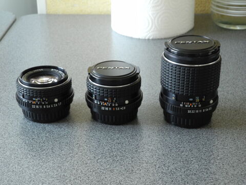 LOT 3 objectifs Asahi pentax M 200 pinay-sur-Seine (93)