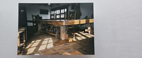 Belle table de type monastre en Chne massif 0 Gentilly (94)