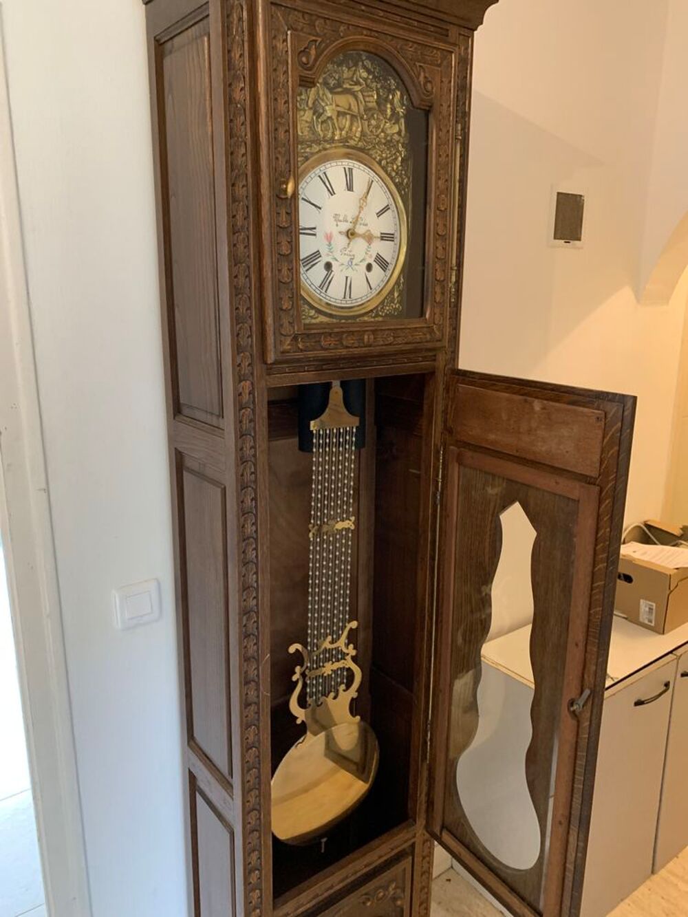 Horloge comptoise bretonne ancienne Meubles