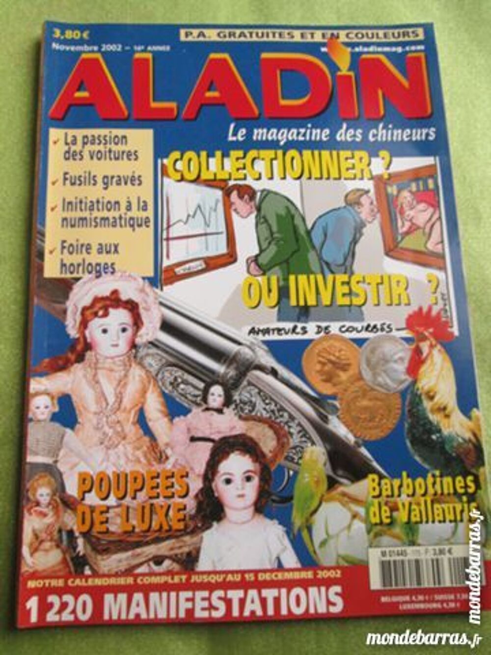 Magazine "Aladin" Novembre 2002 