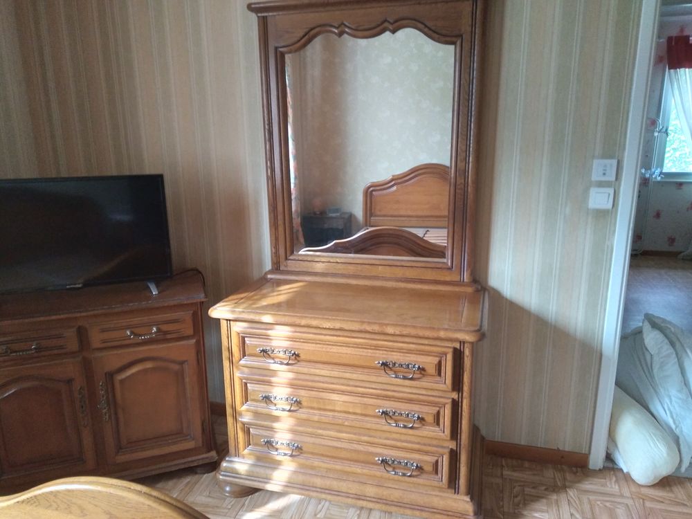 chambre &agrave; coucher compl&egrave;te en ch&egrave;ne Meubles