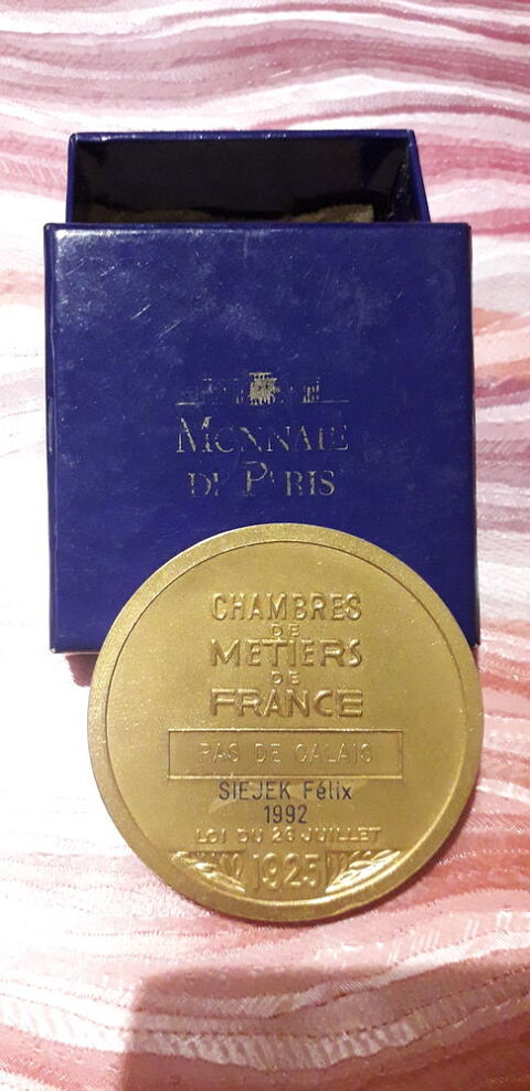 MEDAILLE PAIX TRAVAIL EN BRONZE. 10 Frvent (62)