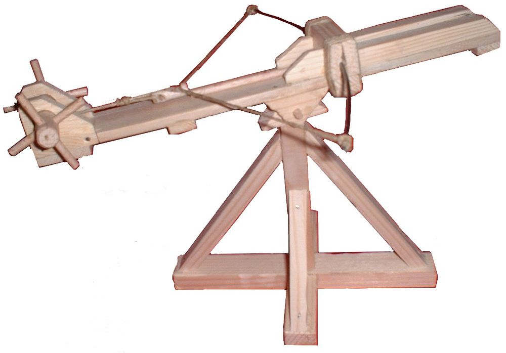 Maquette d'arbal&egrave;te &agrave; tour. Jeux / jouets