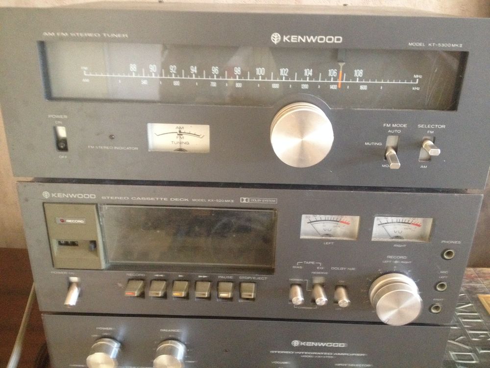 chaine kenwood ka 3750 kt 5300 mk2 et kx 520 mk2 Audio et hifi