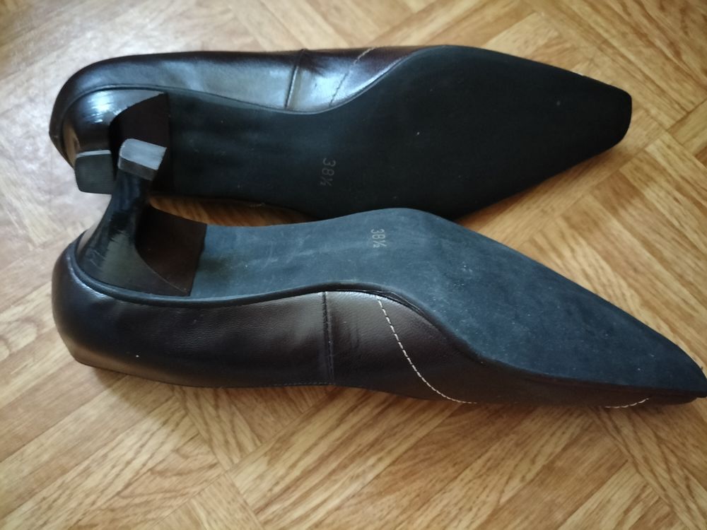 Escarpins marron fonc&eacute; Chaussures