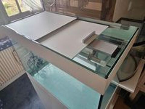   Aquarium NEUF blanc + meuble  