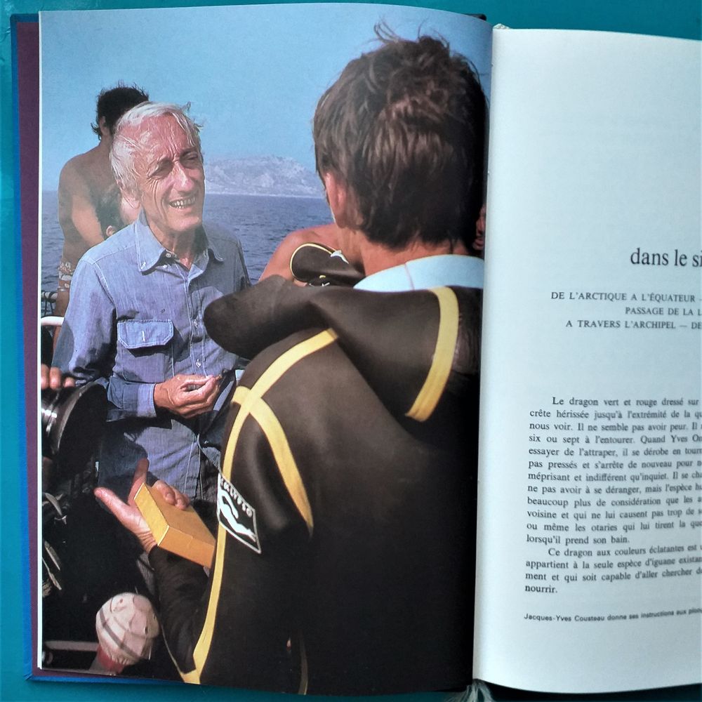 J.-Yves COUSTEAU et Ph. DIOLE Trois aventures de la CALYPSO Galapagos - Titicaca - Trous bleus. Livres et BD