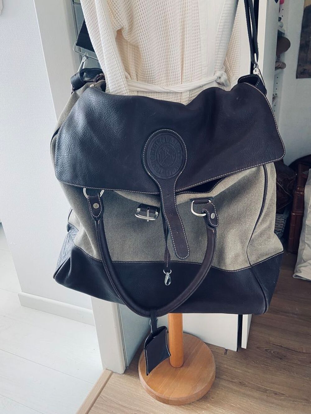 Grand sac cabas tissus cuir haut de gamme marque 
ORIGINAL Maroquinerie
