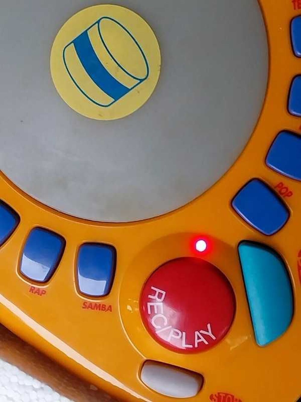 Batterie &eacute;lectronique vintage Rik &amp; Rok + tabouret ann&eacute;e 2000 Jeux / jouets