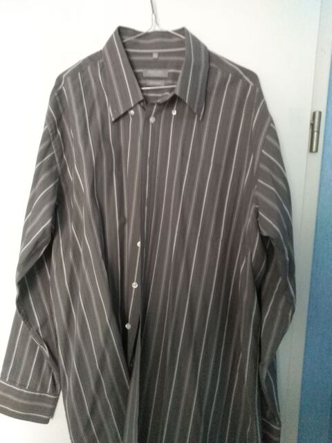 CHEMISE GRISE A RAYURES 5 Villiers-sur-Marne (94)