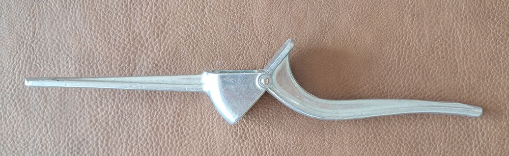 presse ail en m&eacute;tal inox 
longueur 14 cm
Cuisine