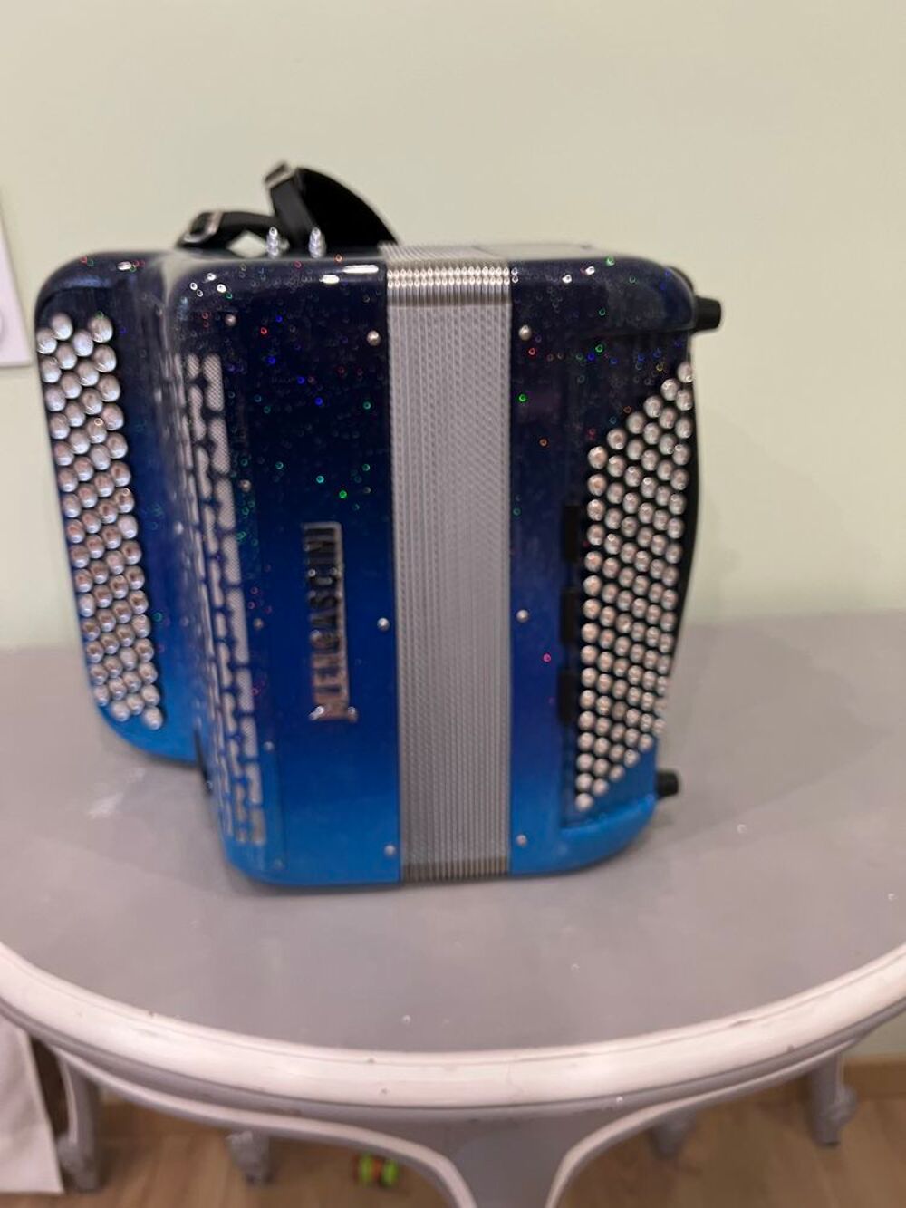 Accord&eacute;on Mengascini F20 &eacute;quip&eacute; midi main gauche 3D41 Instruments de musique