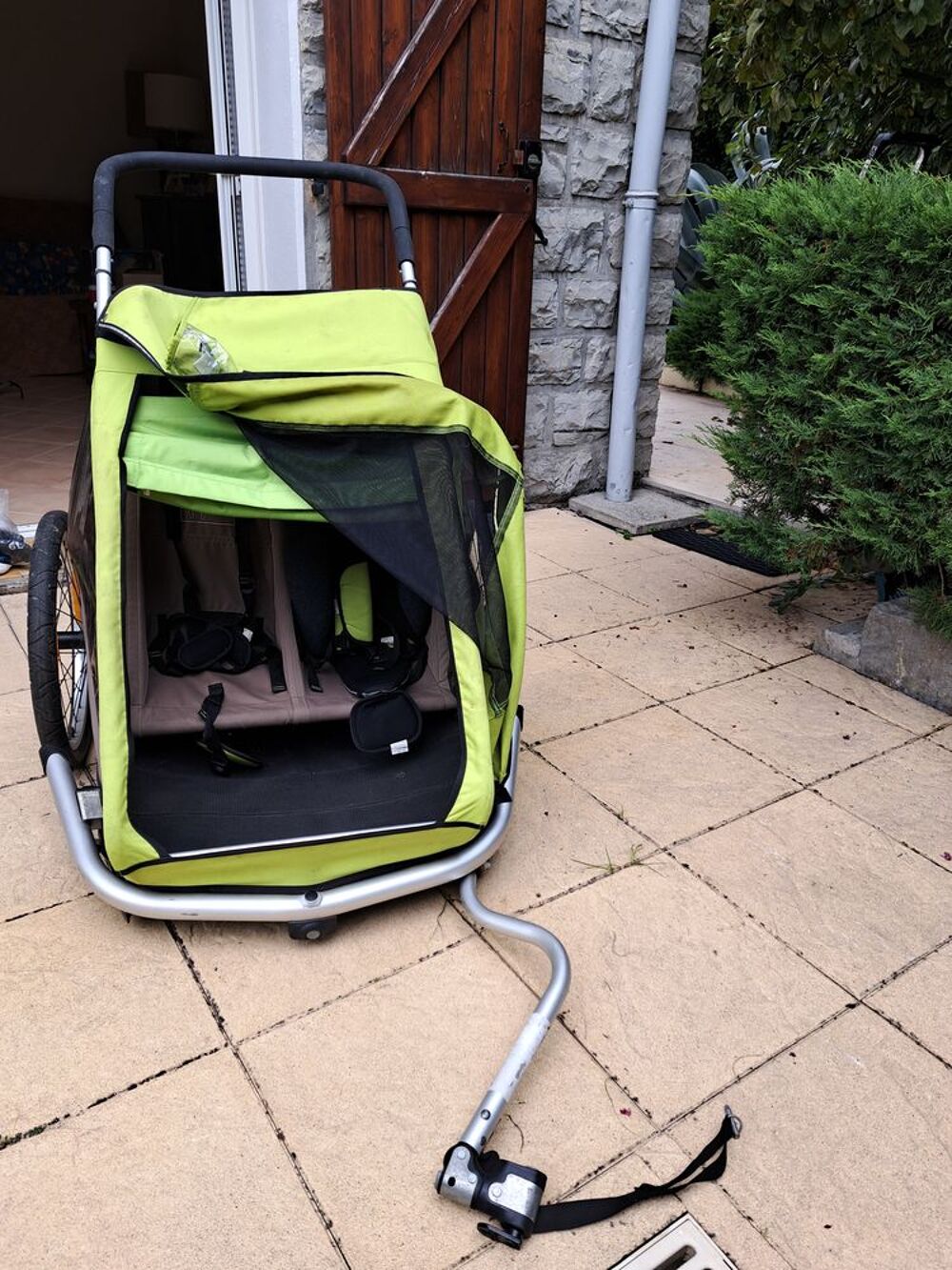 Remorque v&eacute;lo Croozer Jumeaux Vélos