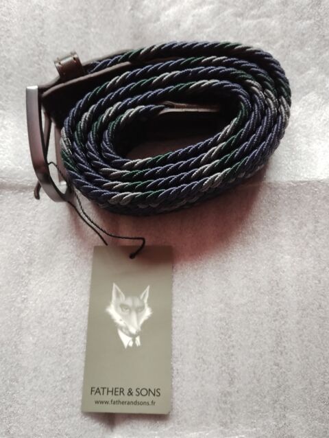 Ceinture Tress�e Multicolore Father & Sons Neuve 35 Villejuif (94)