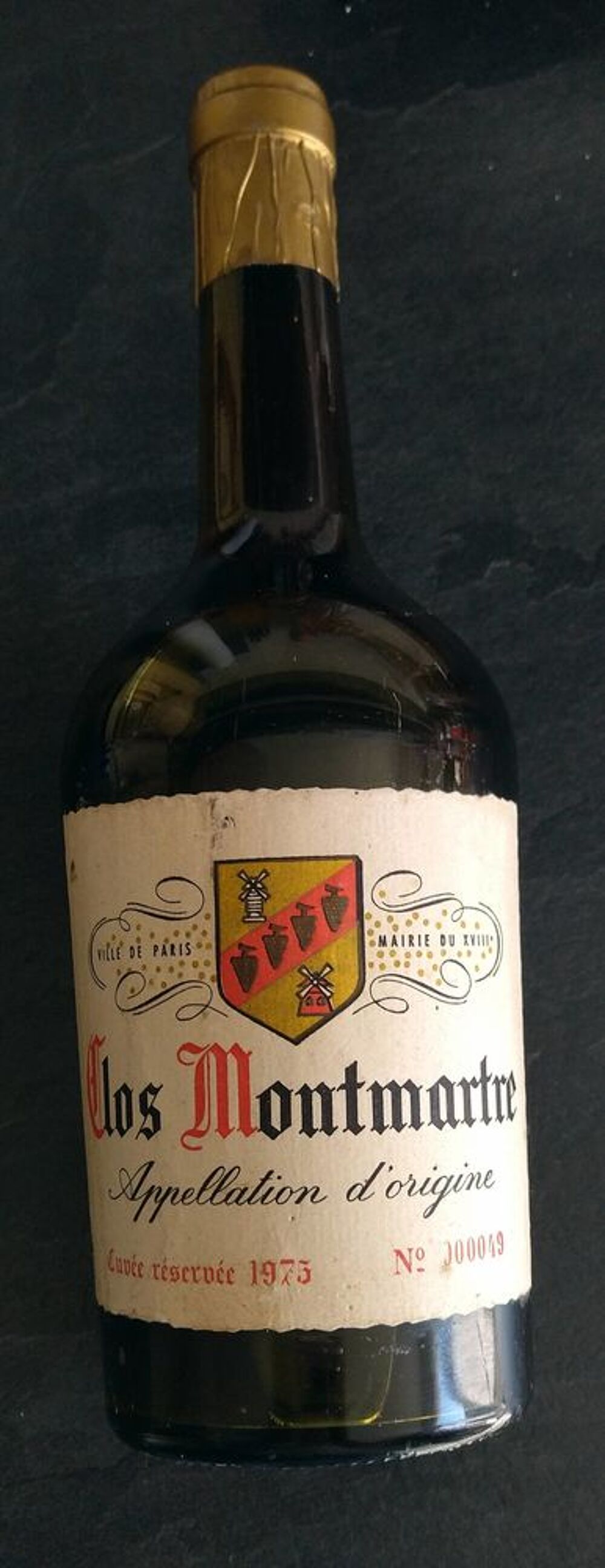 Clos Montmartre Cuv&eacute;e 1973 Cuisine
