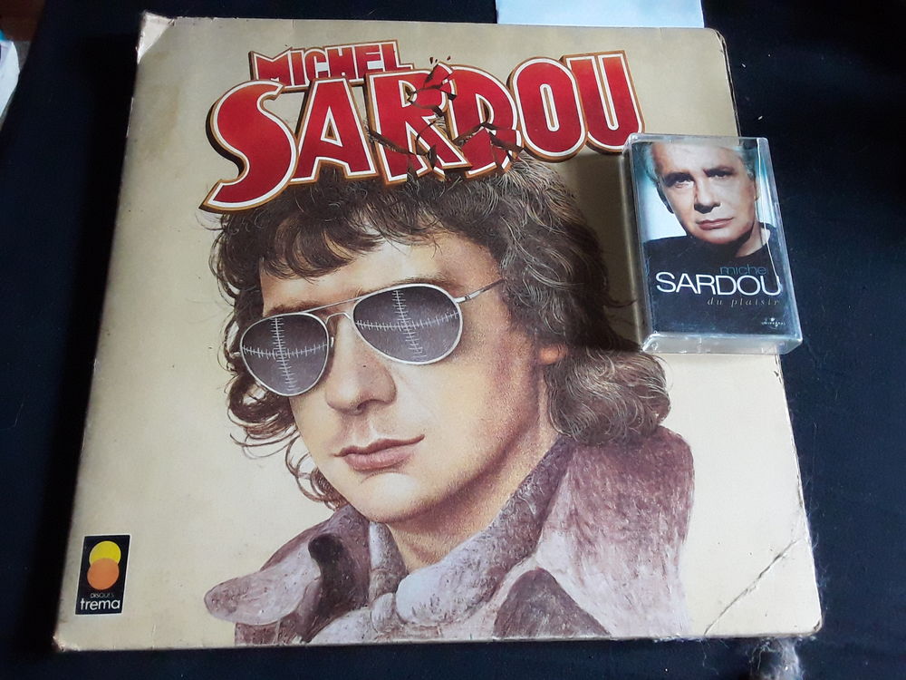 Michel sardou vinyle et cassette audio k7 CD et vinyles