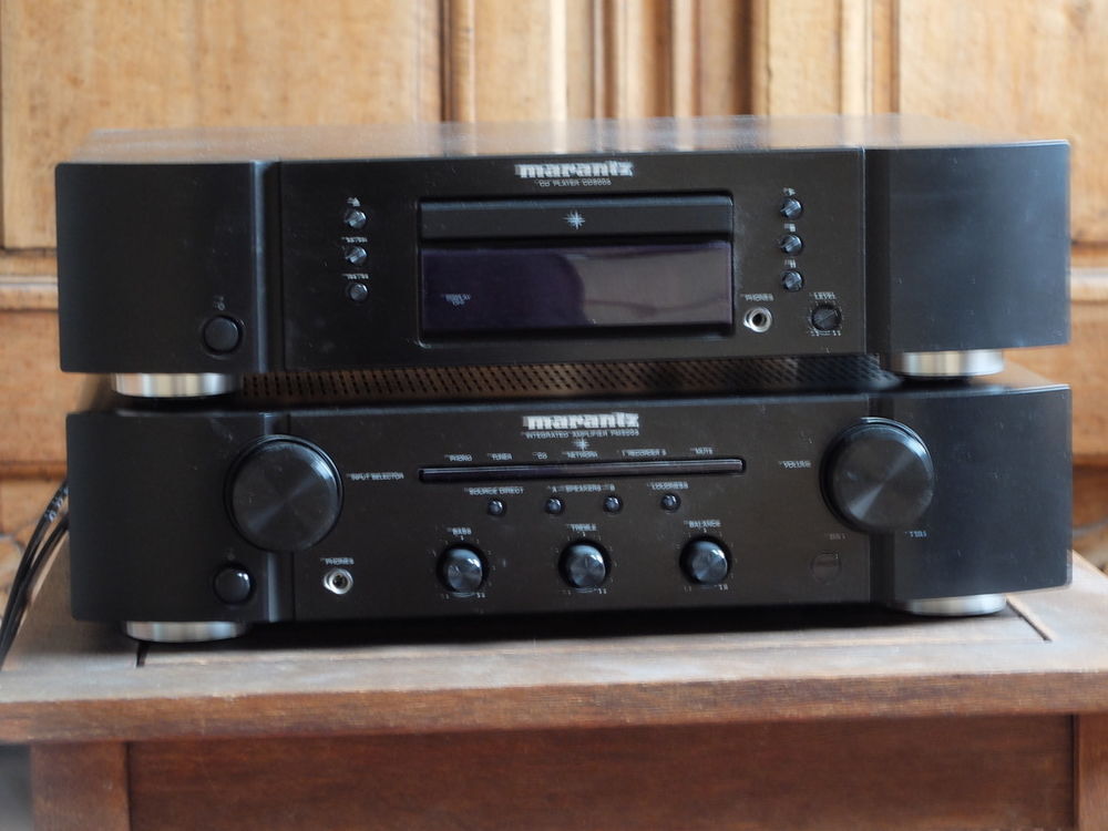 Cha&icirc;ne hifi Marantz + enceintes Triangle Com&egrave;tes XS Audio et hifi
