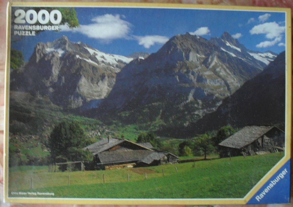 PUZZLE NEUF 2000 pi&egrave;ces sur le th&egrave;me Paysage des Alpes Jeux / jouets