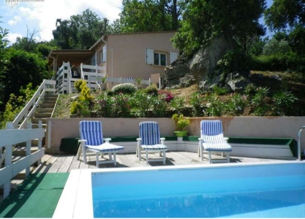   Maison avec piscine vue panoramique mer et montagne  Corse, Oletta (20232)