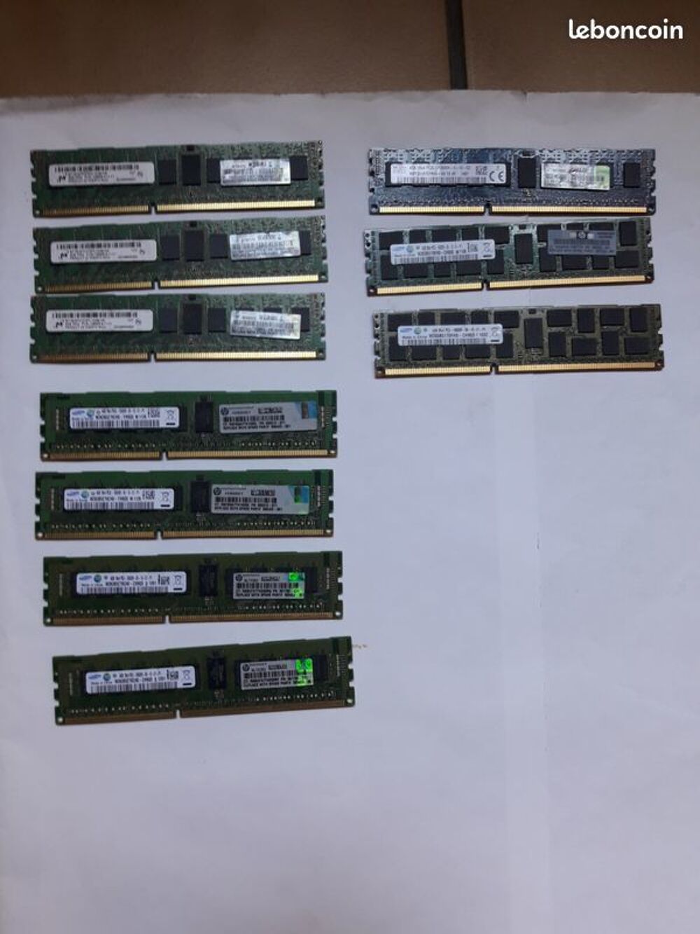 Barrettes ddr3 ECC Matériel informatique