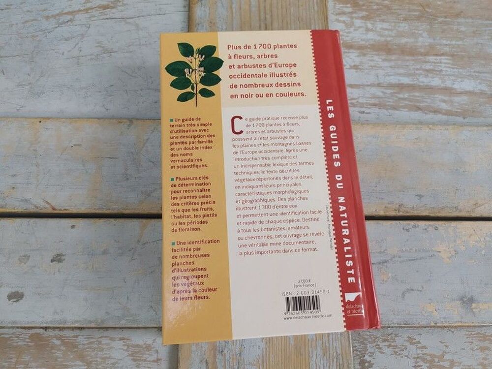 Livre Delachaux et Niestl&eacute; Guide des Plantes &agrave; Fleurs 
Livres et BD